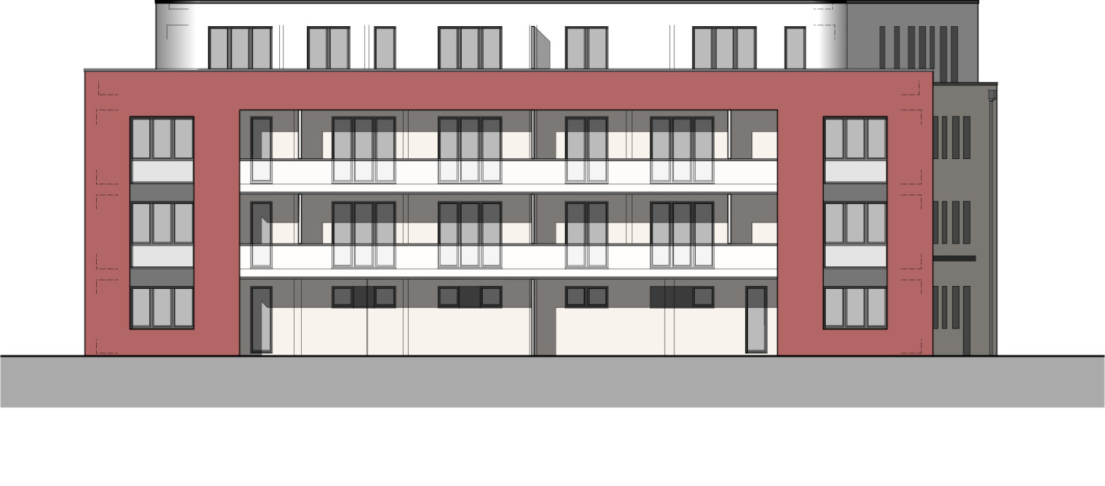 Hamburg - Neubau eines Mehrfamilienhauses mit 21 WE